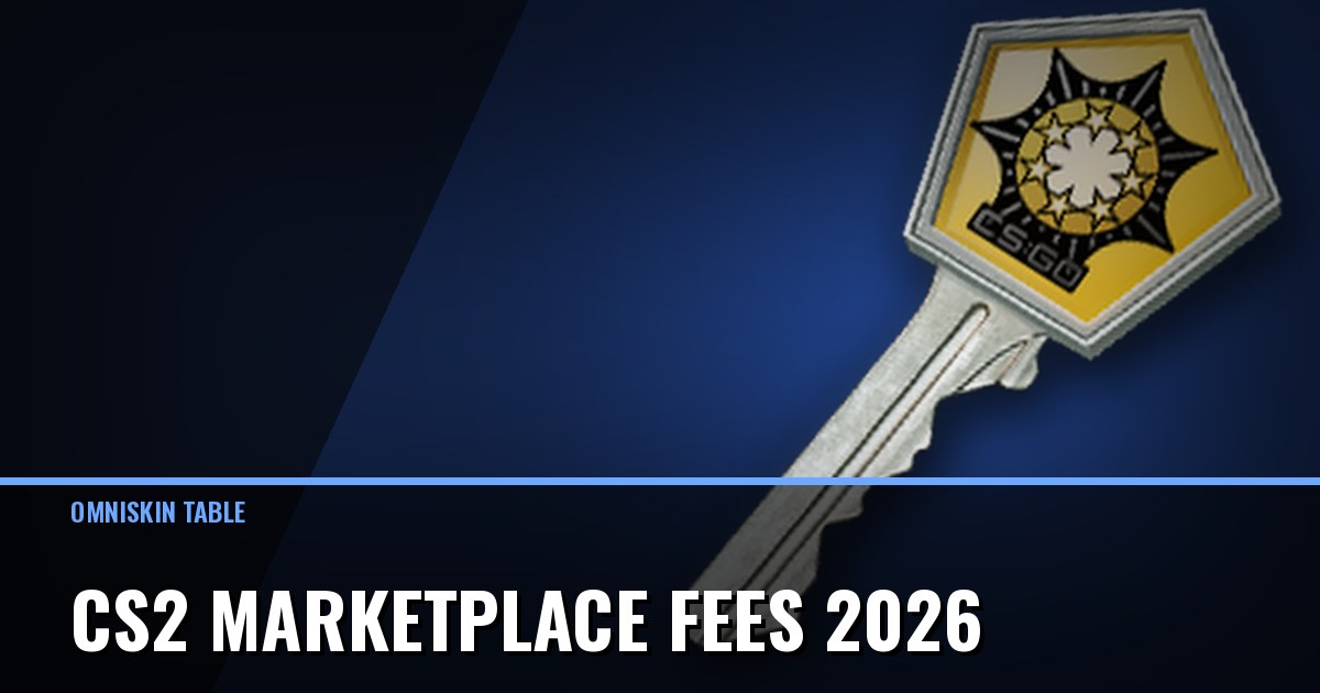 CS2 Marketplace Fees 2026: What Reaches Your Card