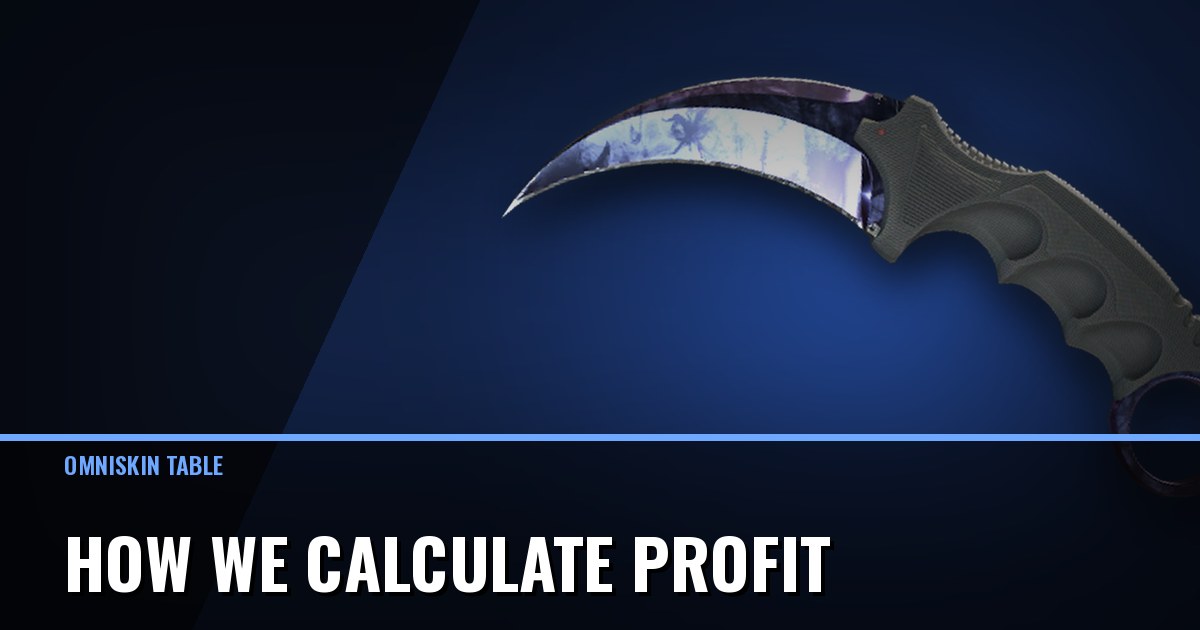 How We Calculate Profit: What Counts and What We Threw Out