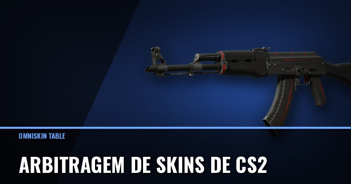 Arbitragem de skins de CS2: lucro real, não diferença de preço