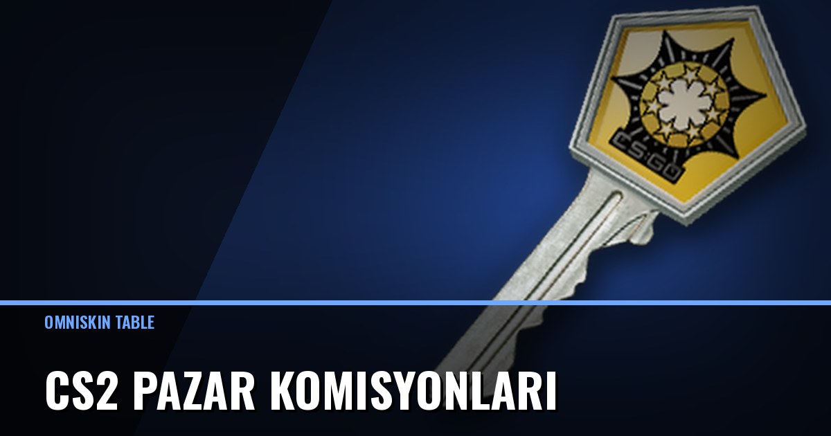 CS2 pazar komisyonları: elinize gerçekte ne kadarı geçiyor