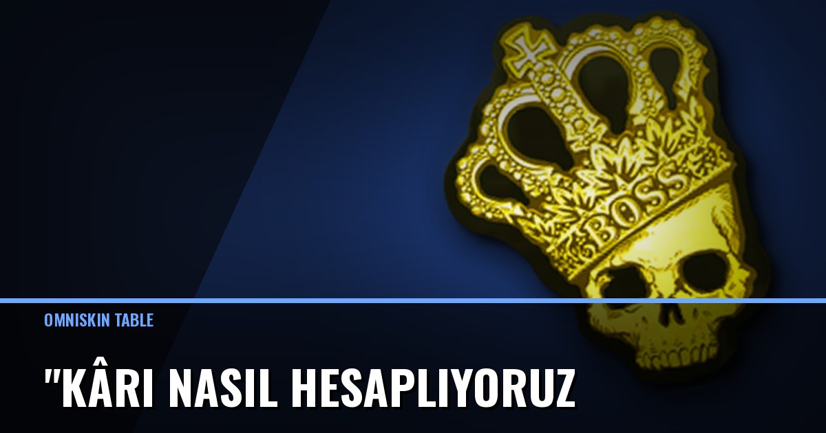 "Kârı Nasıl Hesaplıyoruz: Neler Sayılıyor, Neler Elendi"
