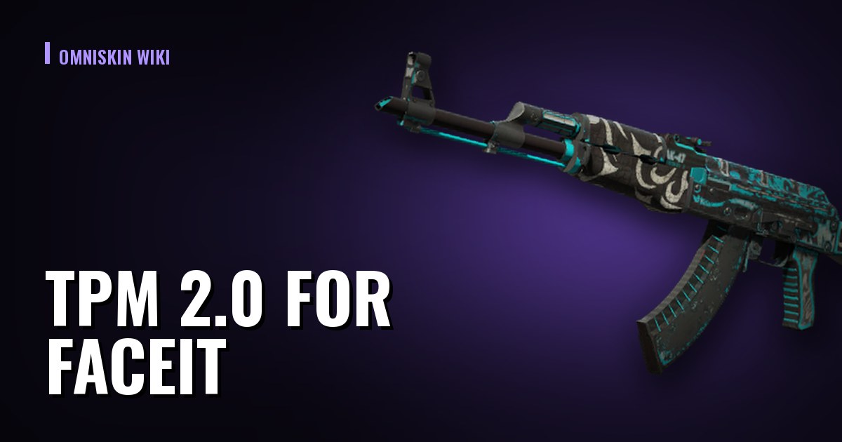 TPM 2.0 for FACEIT: Enabling fTPM and PTT