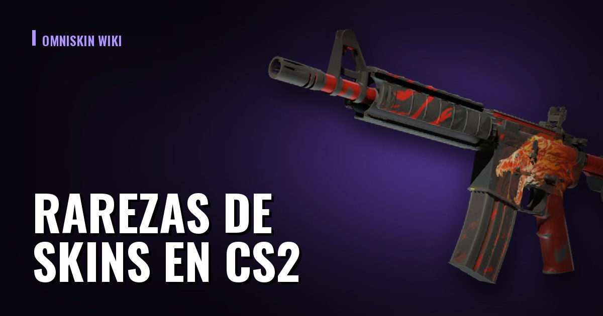Rarezas de skins en CS2: todos los colores en orden