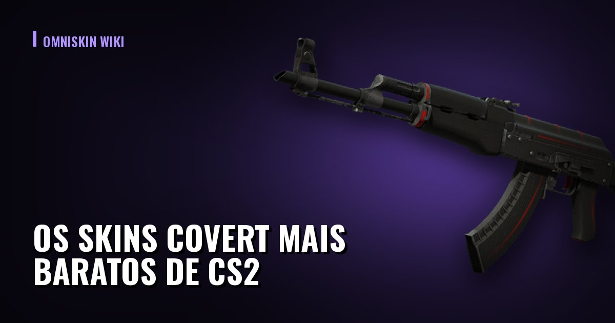 Os skins Covert mais baratos de CS2: uma lista ao vivo e como interpretá-la