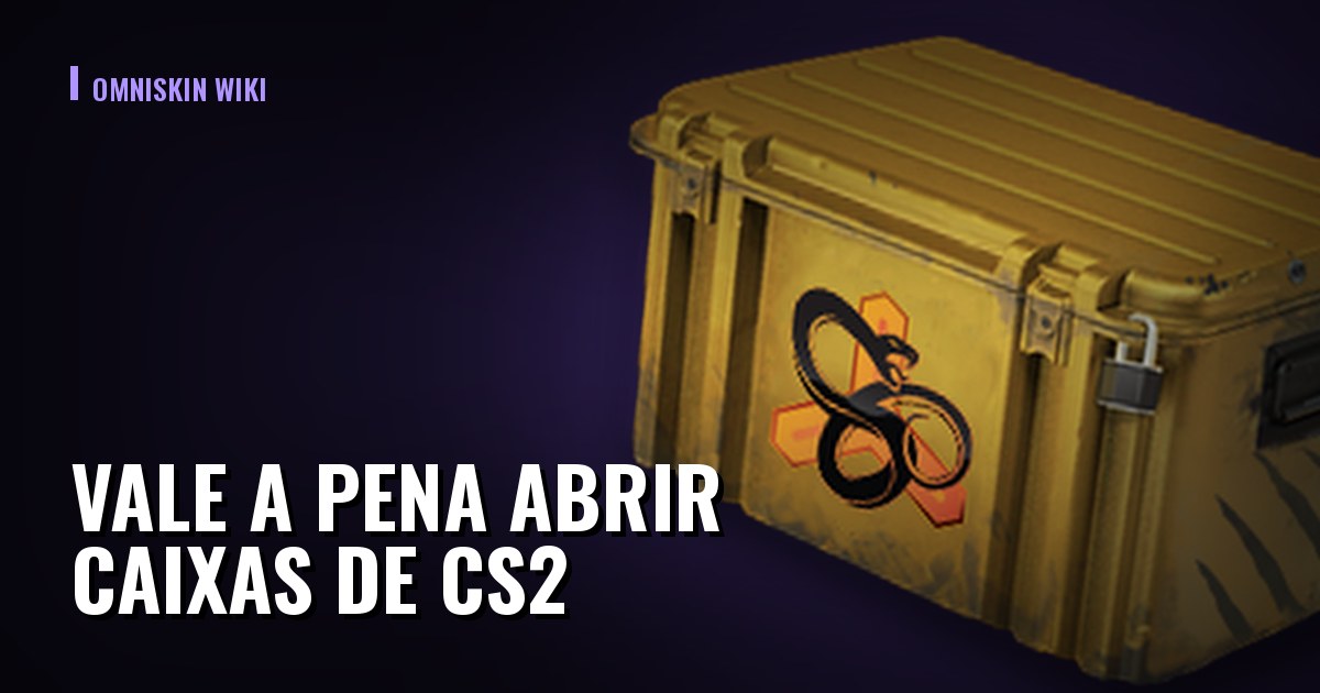 Vale a pena abrir caixas de CS2? A matemática, não a esperança